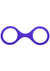 Merci Silicone Play Cuffs - Purple