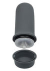 Milk Master Grip-N-Stroke Pussy Rechargeable Silicone Masturbator - Black