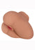 Mistress Alexis Vibrating Bioskin Sidesaddle Stroker - Pussy and Ass - Caramel