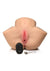 Mistress Vibrating Rechargeable Pussy and Ass Masturbator with Remote Control - Vanilla