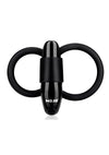 Mojo Apeiros Silicone Vibrating Cock/Ball Ring - Black