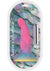 Monster Romance Auroa's Aurora Rechargeable Silicone Dildo with Bullet Vibrator - Multicolor