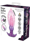 Monster Romance Shape Shifter Blow-Up Silicone Anal Plug - Pink/Purple