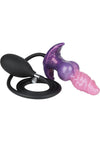 Monster Romance Shape Shifter Blow-Up Silicone Anal Plug - Pink/Purple