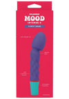 Mood Intense G Rechargeable Silicone G-Spot Wand - Purple/Teal