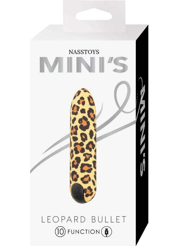 Nasstoys Mini's Leopard Rechargeable Bullet - Animal Print/Leopard