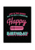 Naughtyvibes Vibe Life Is Too Short Greeting Card