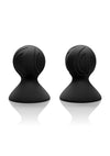 Nipple Play Silicone Pro Nipple Suckers - Black