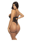 Oh LA LA Cheri Elayne Teddy - Black - Large/XLarge