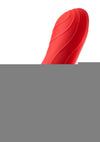 Oh My Gem Desire Rechargeable Silicone G-Spot Vibrator - Ruby - Red
