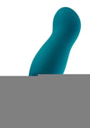 Oh My Gem Fierce Rechargeable Silicone Vibrator - Blue Topaz