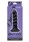 Onyxxx Rechargeable Rippled Probe - Black