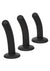 Onyxxx Silicone Curved Probe - Black - 3 Piece/Set