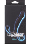 Optimale Ribbed Silicone Prostate Massager - Black