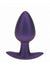Ouch! Anal Plug Silicone - Medium - Metallic - Purple - Medium