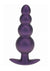 Ouch! Beaded Anal Plug Silicone - Metallic - Purple