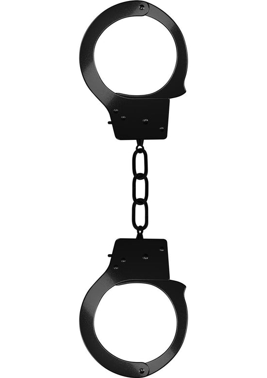 Ouch! Beginner's Handcuffs - Black/Metal
