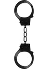 Ouch! Beginner's Handcuffs - Black/Metal