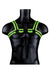 Ouch! Buckle Harness - Black/Glow In The Dark/Green - Large/XLarge
