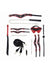 Ouch! Milan Collection Kit - Black/Red - Bag