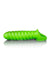 Ouch! Swirl Strechy Penis Sleeve - Glow In The Dark/Green