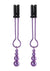Ouch! Teasing Nipple Clamps - Purple