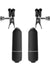 Ouch! Vibrating Nipple Clamps - Black