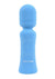Out Of The Blue Rechargeable Silicone Wand Vibrator - Blue