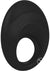 OVO B5 Silicone Cock Ring Waterproof - Black/Chrome - Black