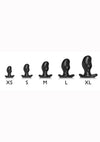 Oxballs Ergo Silicone Butt Plug - Smoke/Smoke Smoosh - Small