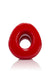 Oxballs Pig-Hole-1 Silicone Hollow Butt Plug - Red - Small