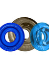 Oxballs Rimringz Multi Size Cock Rings (3 Pack) - Cool