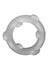 Oxballs Spinner Single Silicone Cock Ring - Vapor - Clear