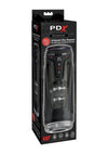 Pdx Elite Moto-Bator Pro Rechargeable Masturbator - Black/Clear