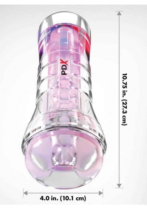 Pdx Elite Viewtube XXL See-Thru EZ-Grip Led Stroker