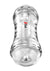 Pdx Extreme Wet Pussies Super Flip-A-Pussy Over Self-Lubricating Stroker - Pussy/Ass - Clear/Frost