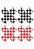 Peekaboo Off The Wall X Pasties - Black/Red