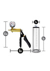 Performance Vx6 Vacuum Penis Pump with Brass Pistol and Pressure Gauge