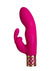Pillow Talk Secrets Seductive Rechargeable Silicone Dual Come Hither Wand - Fuschia