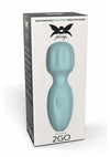 Pixey 2go Rechargeable Silicone Mini Wand - Ocean - Green