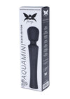 Pixey Aquamini Rechargeable Silicone Body Wand - Black Edition