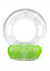Play with Me Arouser Vibrating Cock Ring - Green