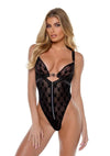 Playboy Bunny Charm Teddy - Black - Medium