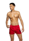 Playboy Men's Burnout Bunny Boxer Briefs - Black/Red - Large