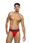Playboy Men's Locker Room Classic Jock - Red - Small