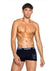 Playboy Mens Tuxedo Boxer Brief - Black/White - Large