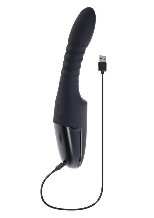 Playboy Overdrive Rechargeable Silicone Heating Vibrator