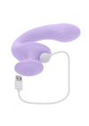 Playboy Rev Me Up Rechargeable Silicone Dual Vibrator with Clitoral Stimulator