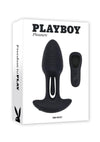 Playboy Rim Shot Rechargeable Silicone Anal Plug - Black
