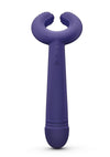 Please Me Rechargeable Silicone Vibrator - Blue/Moonlight Indigo